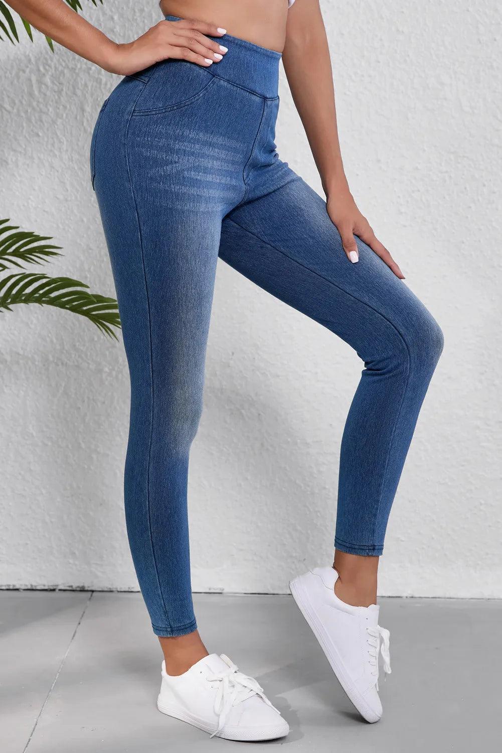 High Waist Skinny Jeans - Clothes For Her Online Store