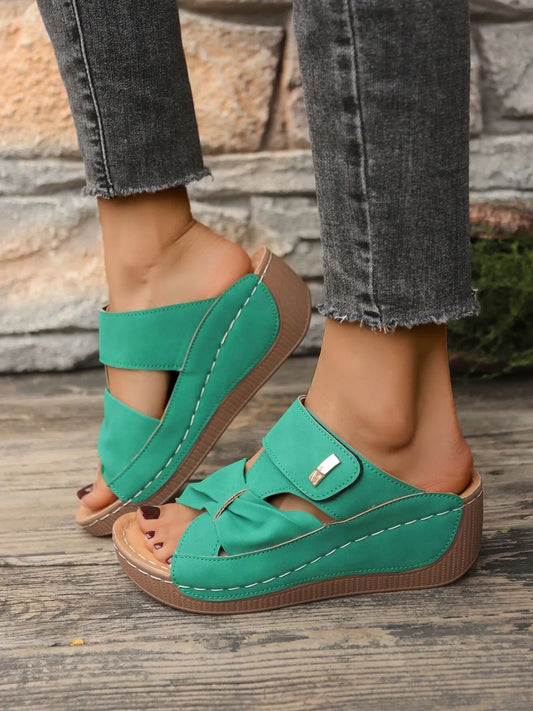 Open Toe Wedge Sandals