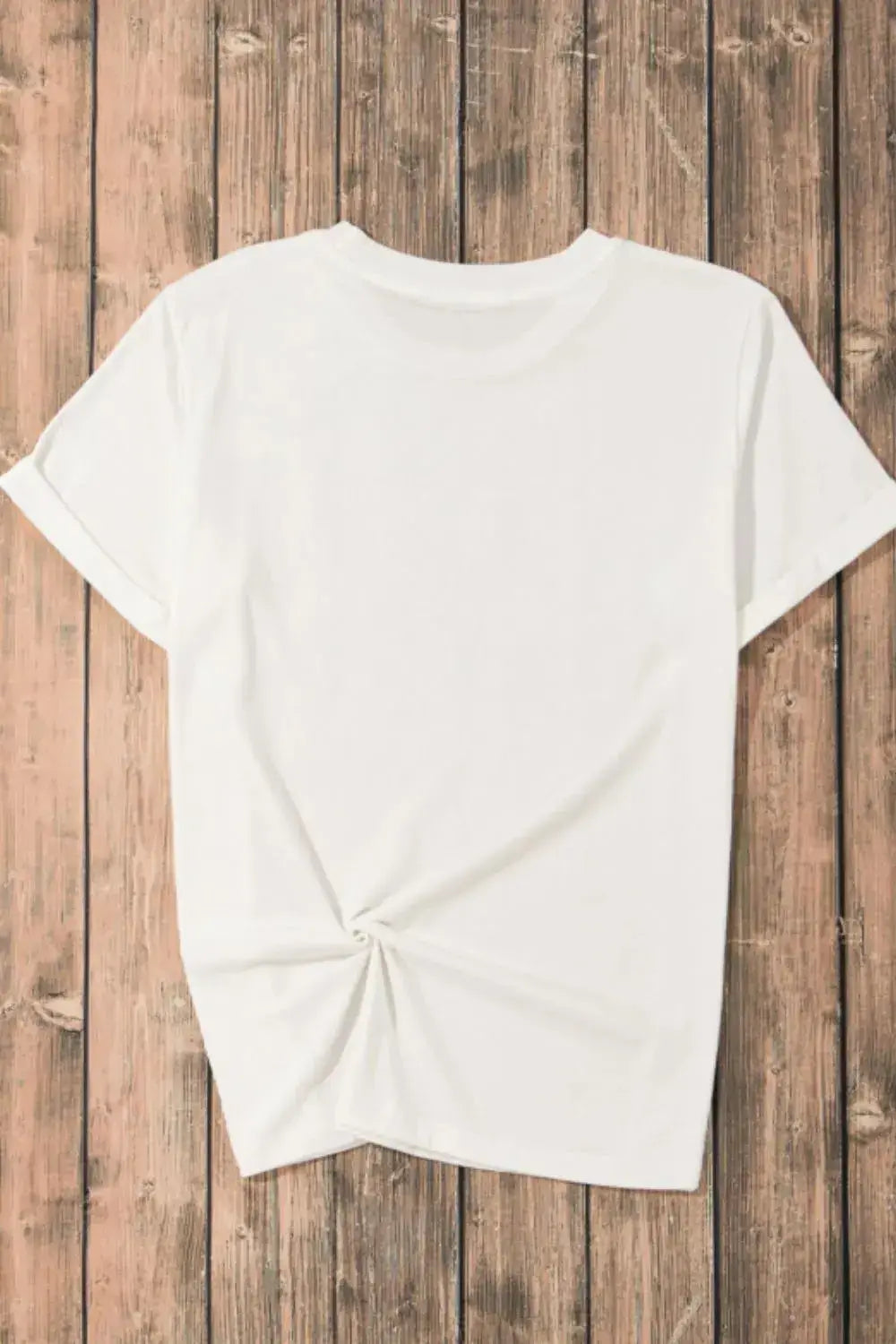Sequin Strawberry Crew Neck Short Sleeve T Shirt - Clothes For Her Online Store