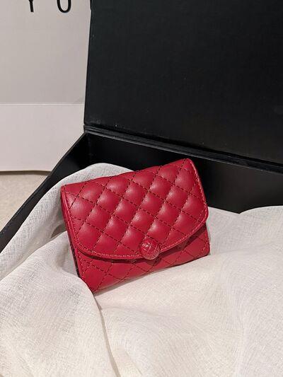 PU Leather Solid Color Wallet - Clothes For Her Online Store