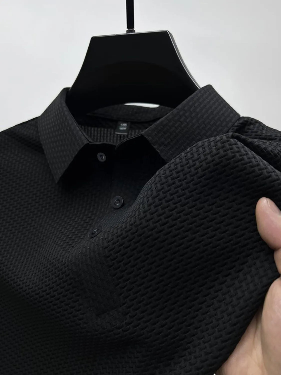 Men's Full Size Collared Neck Polo Plus Size