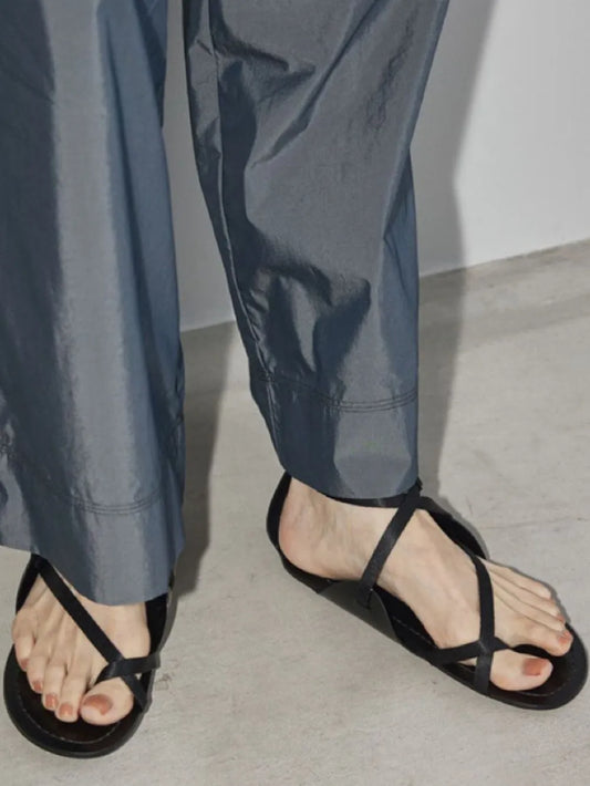 Toe Loop Flat Sandals