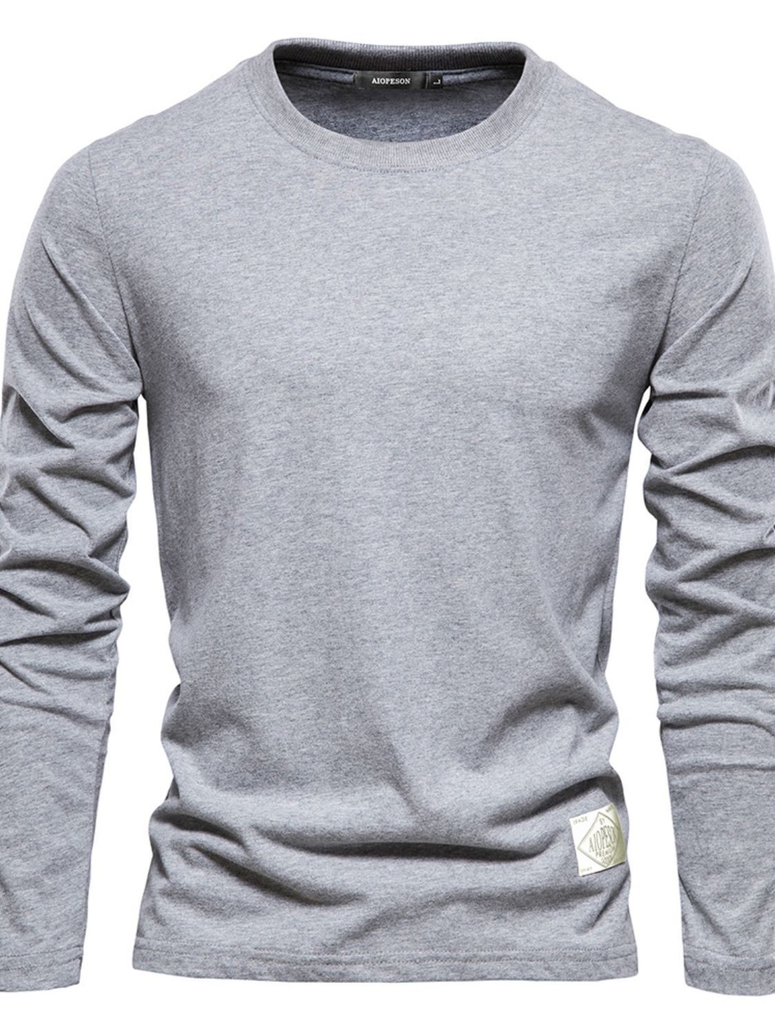 Men's Round Neck Long Sleeve T-Shirt