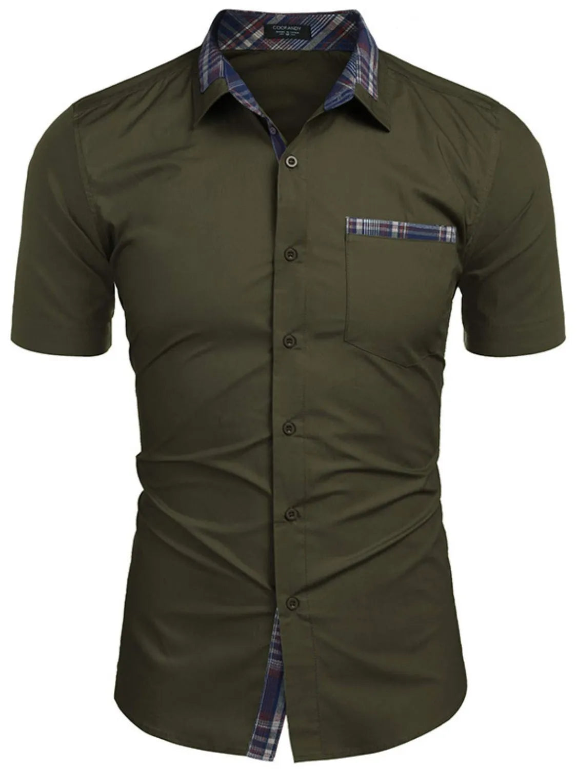 Men's Button Up Short Sleeve Shirt