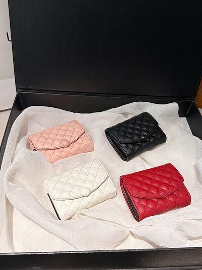 PU Leather Solid Color Wallet - Clothes For Her Online Store