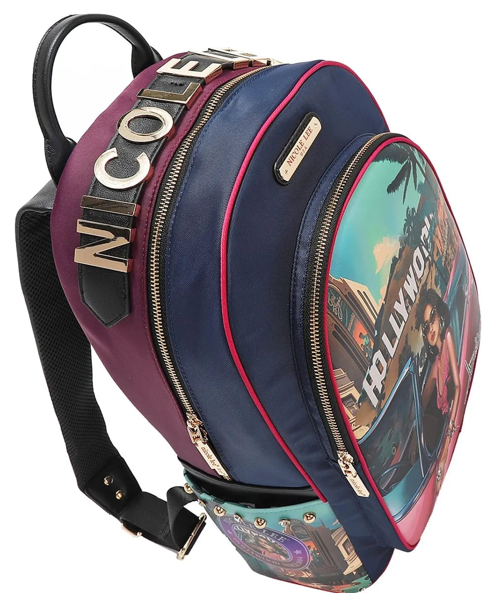 Nicole Lee USA Laptop Backpack With Usb Charging Port