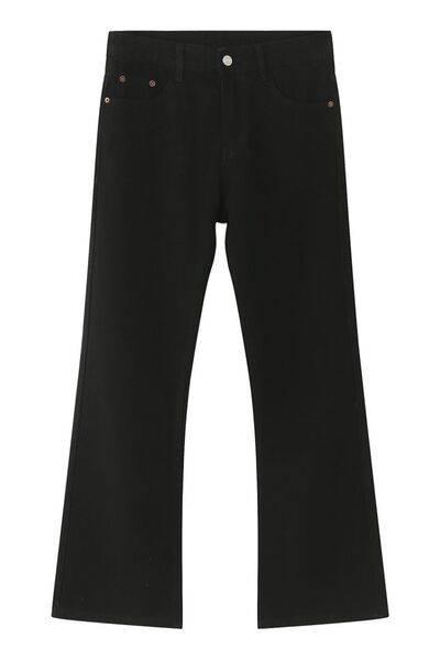 Mid Rise Jeans with Pockets - Clothes For Her Online Store