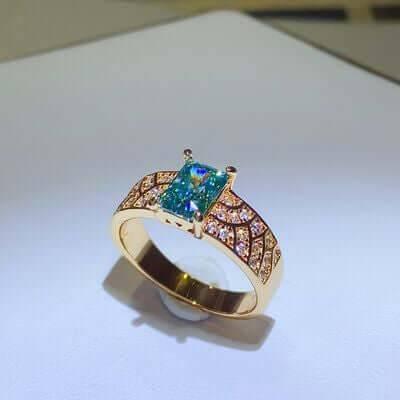1 Carat Moissanite 925 Sterling Silver Ring - Clothes For Her Online Store