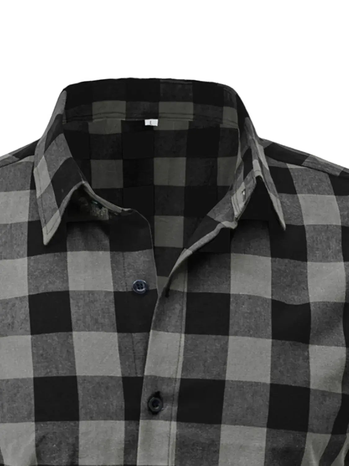 Men's Plaid Button Up Short Sleeve Shirt