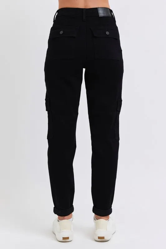 Judy Blue Full Size High Waist Cargo Cuffed Jogger Plus Size