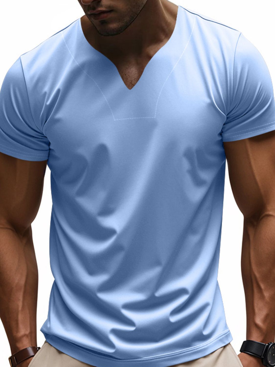 Men's Full Size Short Sleeve T-Shirt Plus Size - Clothes For Her Online Store
