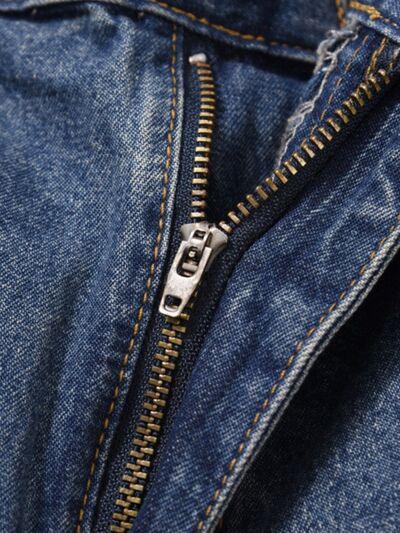 Men's Washed Denim Bermuda Shorts - Clothes For Her Online Store