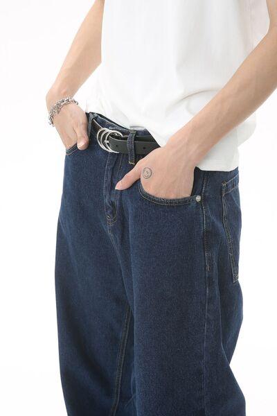 Men's Mid Rise Straight Leg Jeans - Clothes For Her Online Store
