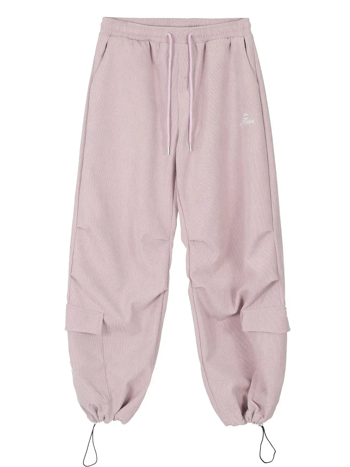Men's Wide Leg Drawstring Pants