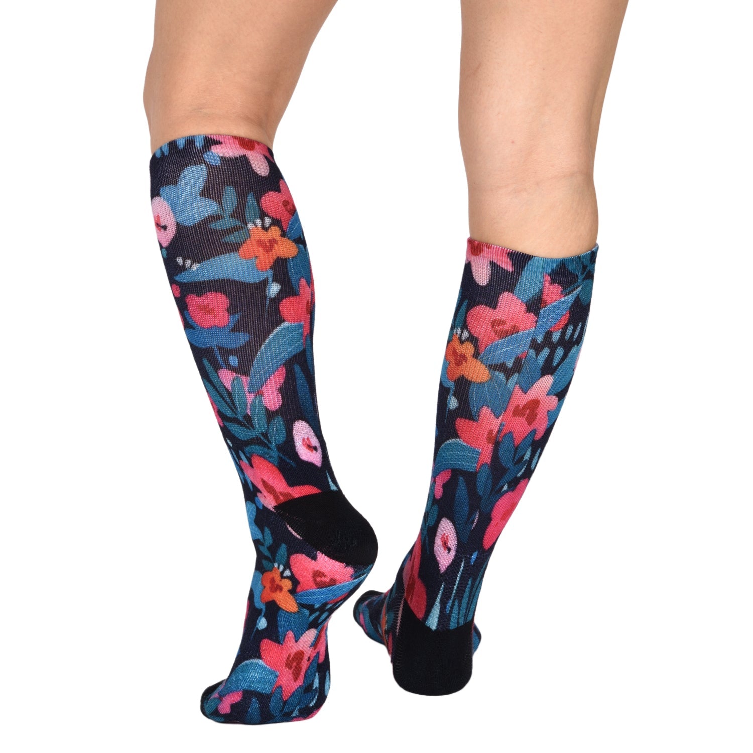 Sierra Socks Flower Patch Pattern CoolMax Socks, Nature Collection for