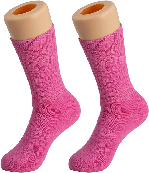 3 Pairs Cotton Crew Socks for Women Athletic Sport Socks