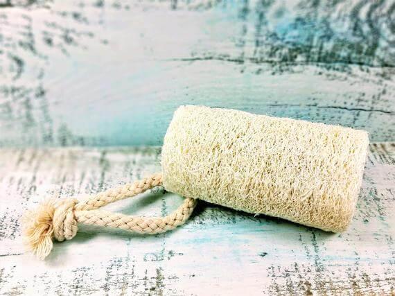 Organic Natural 4" Loofah, loofa, luffa, vegan