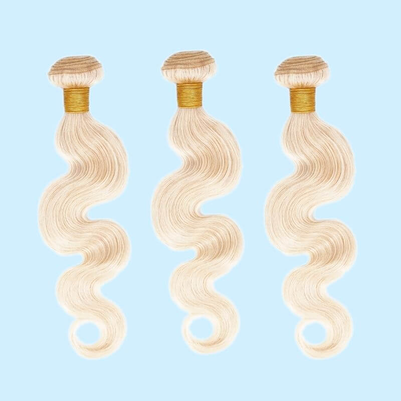 Russian Blonde Body Wave Bundle DealsRussian Blonde Body Wave Bundle Deals offer (3) bundles per package. The hair extensions can be colored and styled to your desired look. Lengths: 12" - 26" Wefts: Machine Double Stitch Style: Russian Blonde Body Wave B