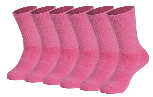 Cotton Crew Socks for Women 3 Pairs Athletic Sport Socks