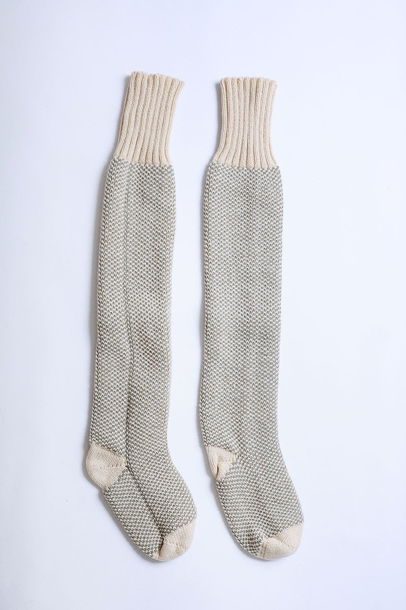 Cozy Ribbed Knit Lounge Socks