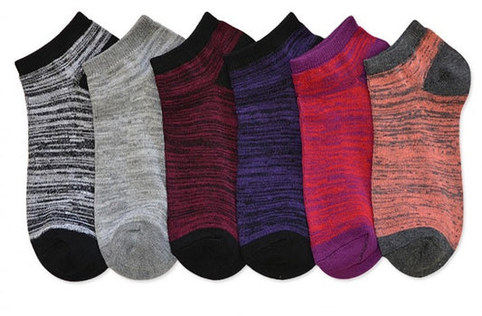 Women's Colorful Low Cut Socks - Size 9-11