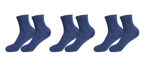 tittimitti® 100% Organic Combed Cotton Luxury Men's Socks. 3 Pairs.