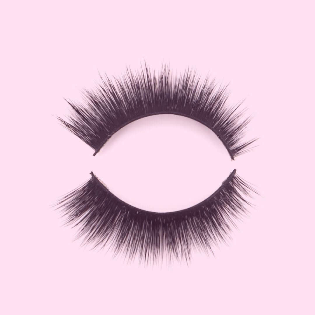 Violet 3D Mink LashesComfortable, 100% handcrafted false mink lashes. These luxurious lashes are double and triple layered. Hair: 3D Mink Style: Violet (604) Color: Natural Color Strip Lash Reusable (Suggested use 20-25 wears)